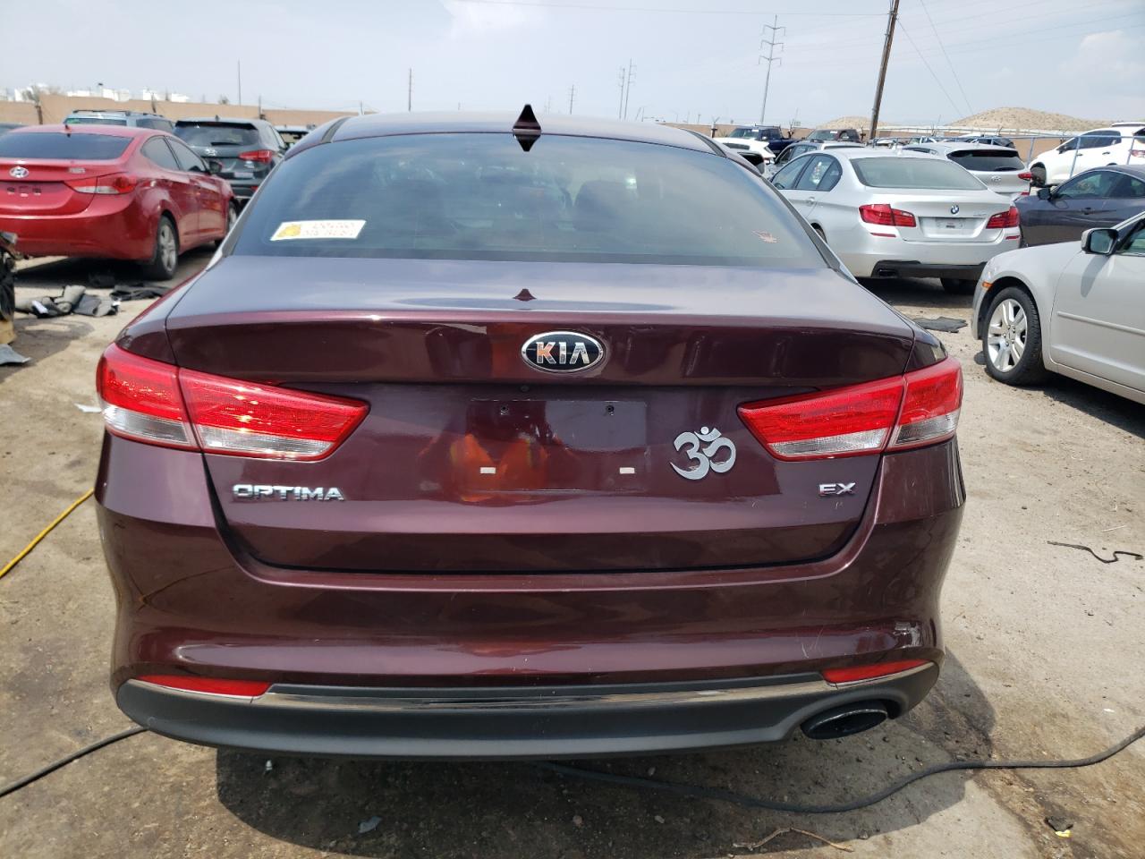 2017 Kia Optima Ex VIN: 5XXGU4L38HG161139 Lot: 64061844