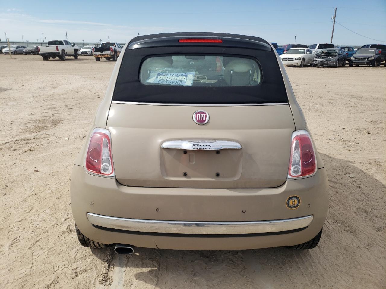 3C3CFFER3CT118996 2012 Fiat 500 Lounge