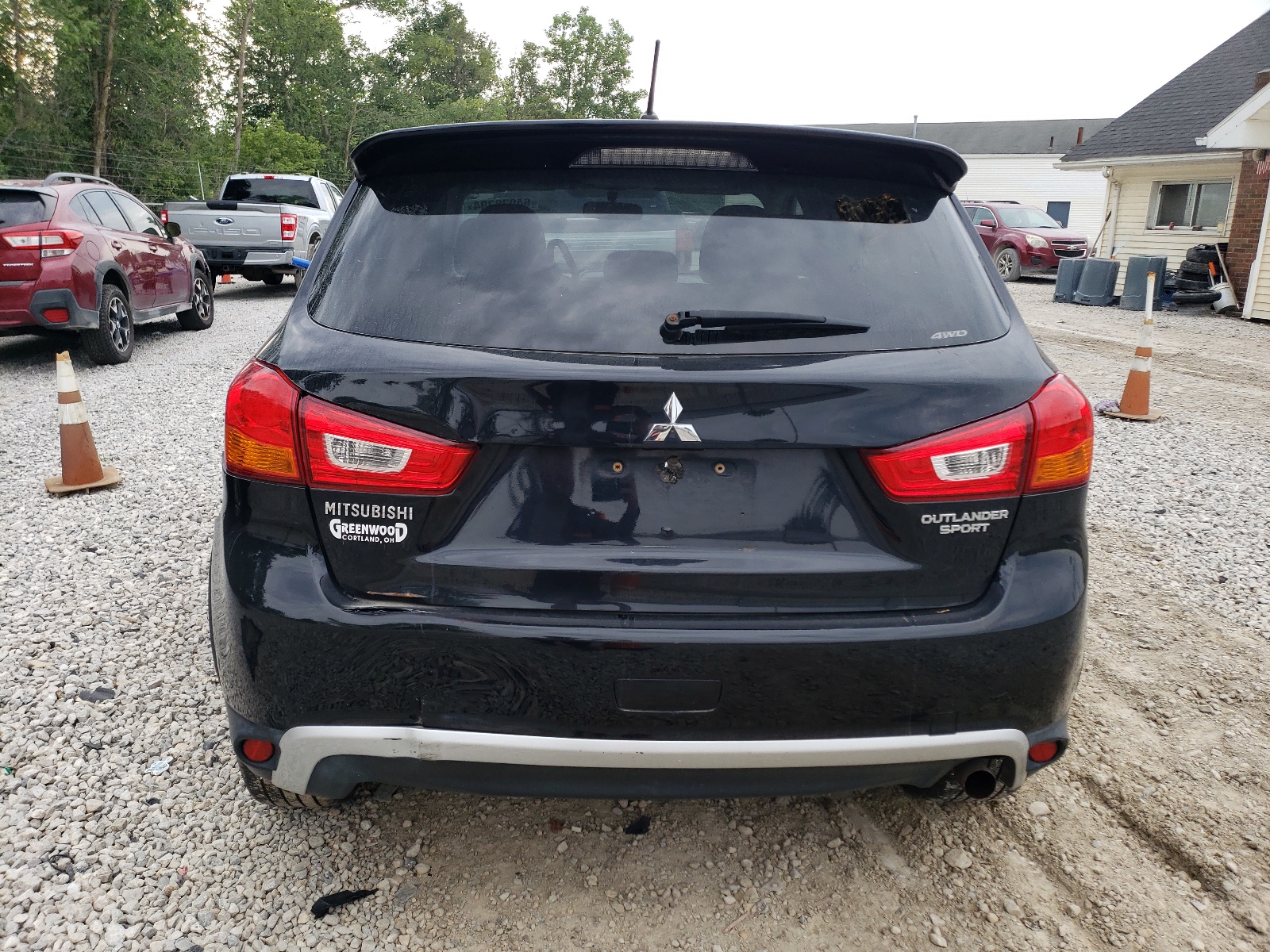 2016 Mitsubishi Outlander Sport Es vin: JA4AR3AU3GZ055166