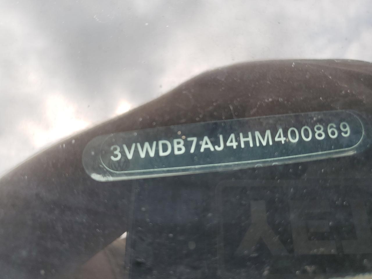 2017 Volkswagen Jetta Se VIN: 3VWDB7AJ4HM400869 Lot: 61429474