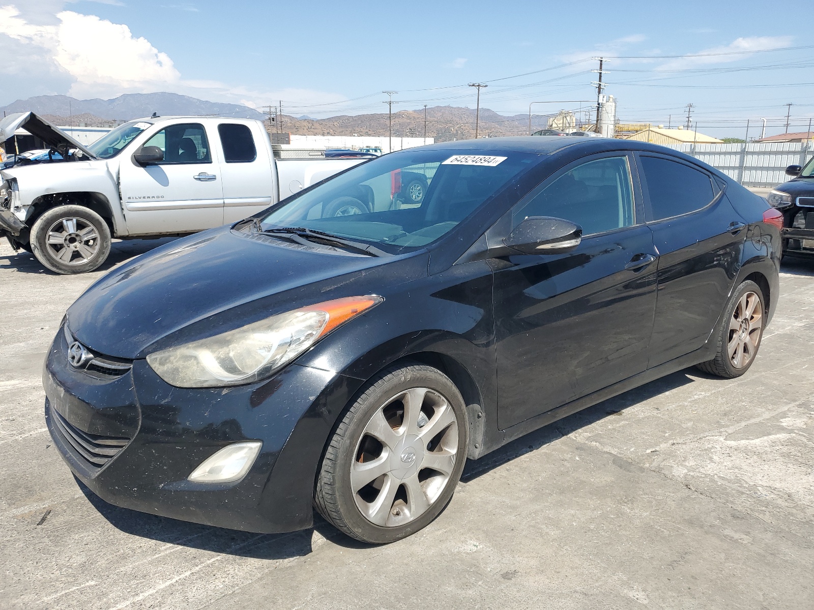 2012 Hyundai Elantra Gls vin: KMHDH4AE7CU257175