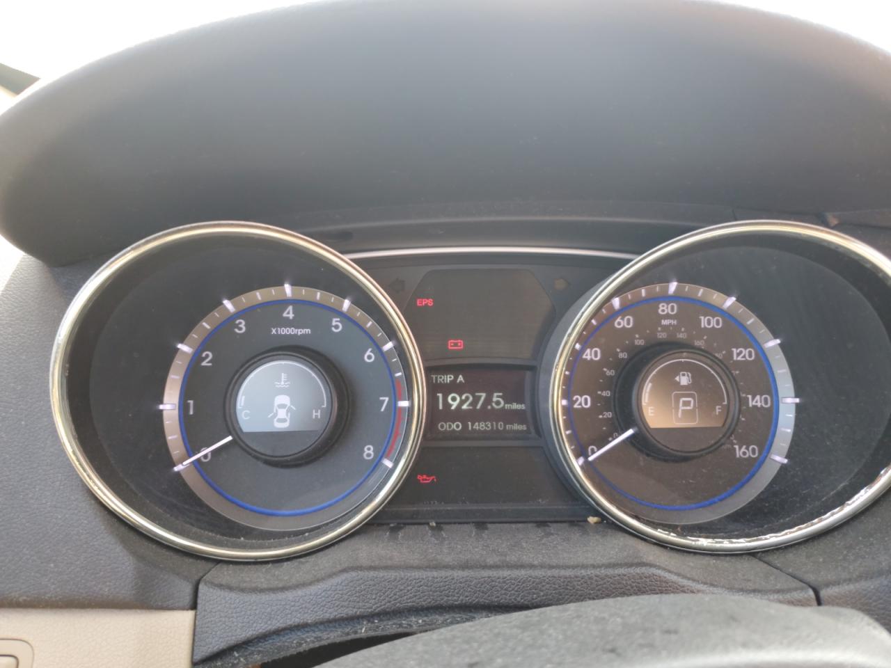 2013 Hyundai Sonata Gls VIN: 5NPEB4AC9DH586657 Lot: 59527234