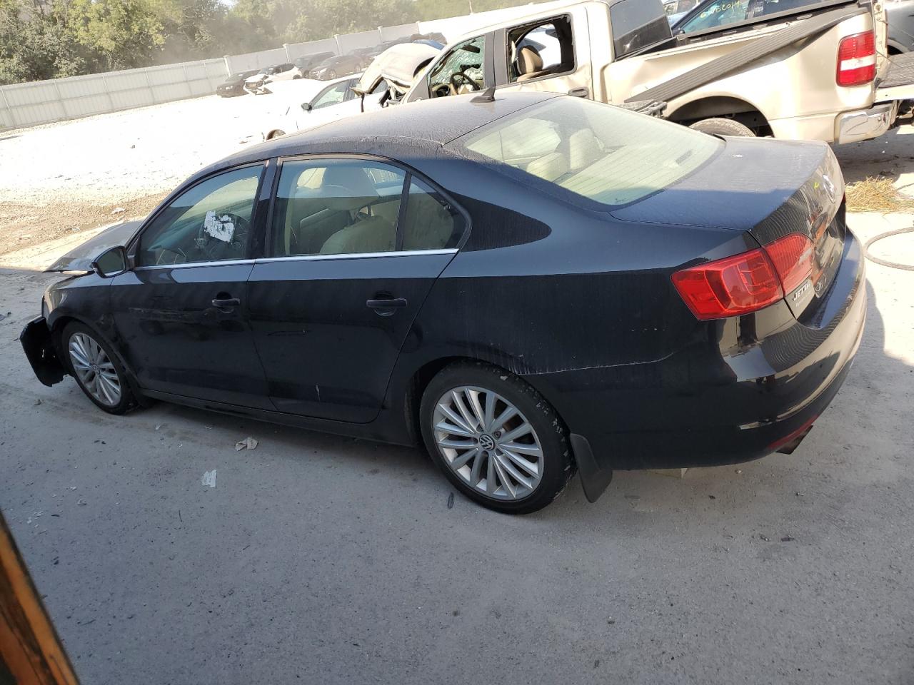 2011 Volkswagen Jetta Sel black sedan gas 3VWLZ7AJXBM377841 photo #3