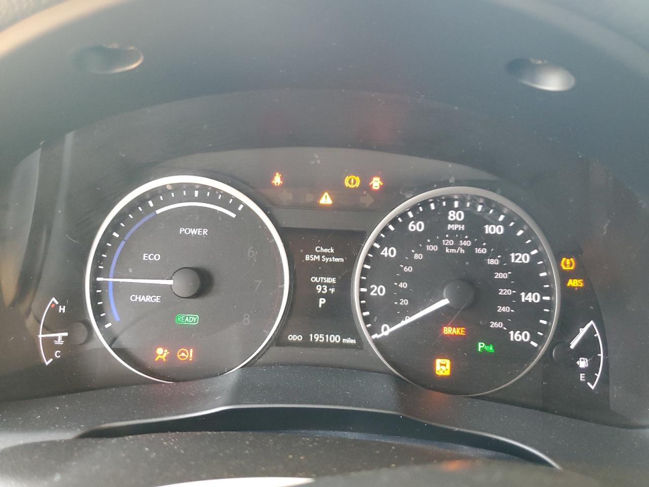 2013 Lexus Es 300H VIN: JTHBW1GG6D2016227 Lot: 65467854