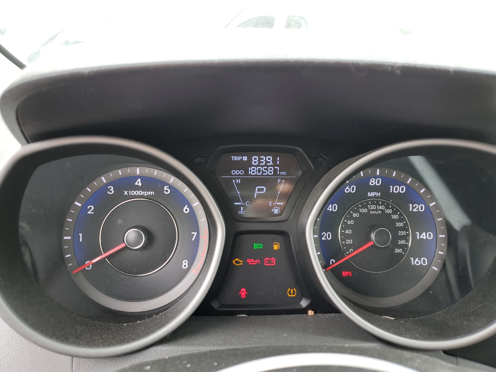 KMHDH4AE6DU687166 2013 Hyundai Elantra Gls
