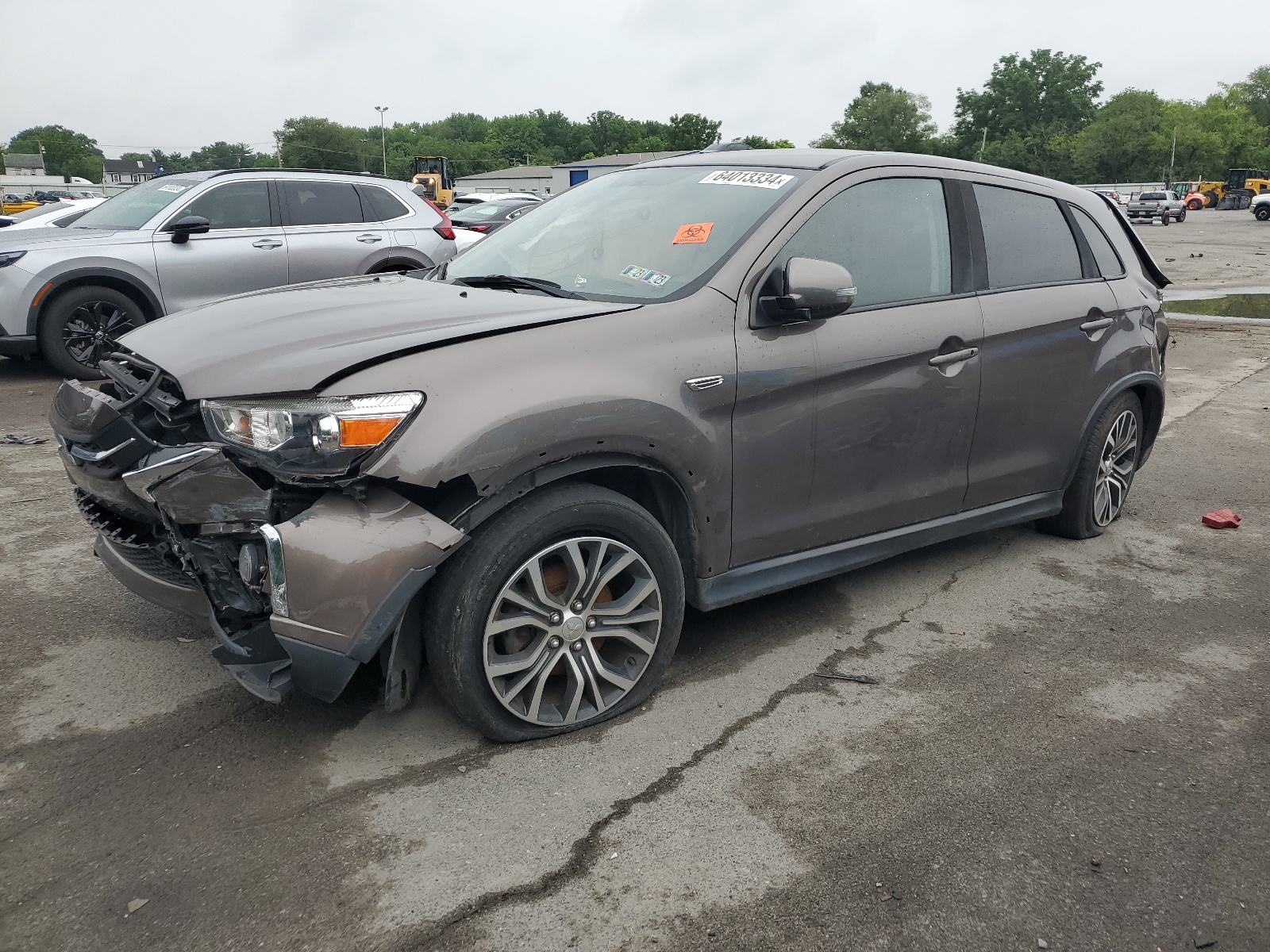 2019 Mitsubishi Outlander Sport Es vin: JA4AP3AU4KU018798