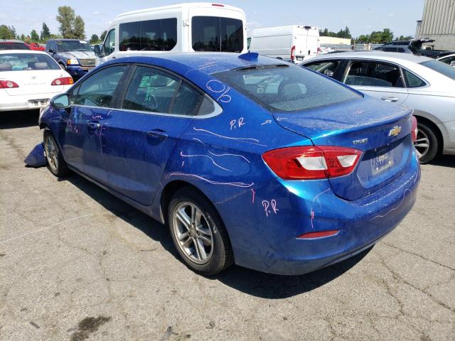  CHEVROLET CRUZE 2017 Синий