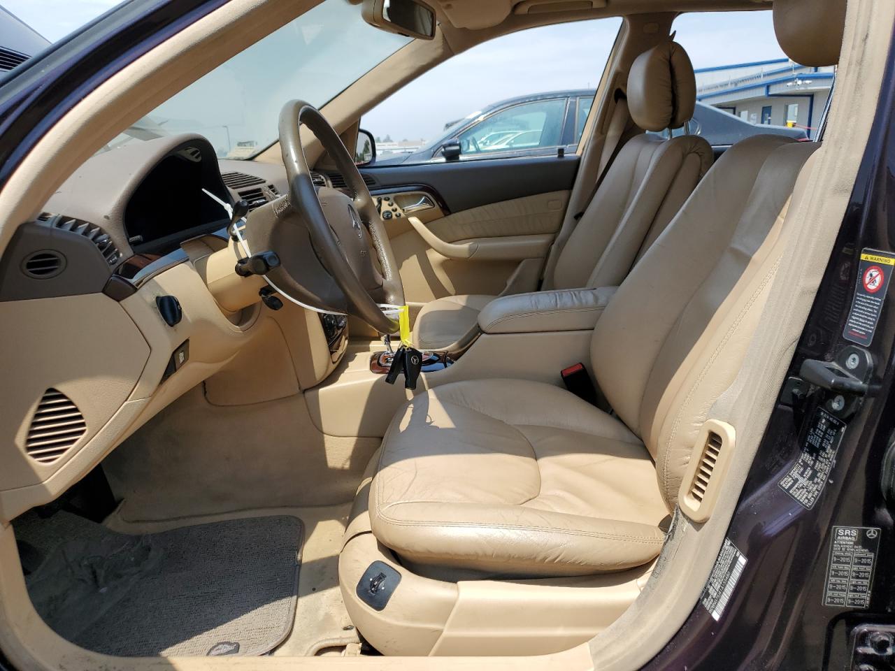 2001 Mercedes-Benz S 500 VIN: WDBNG75J41A155480 Lot: 63081384