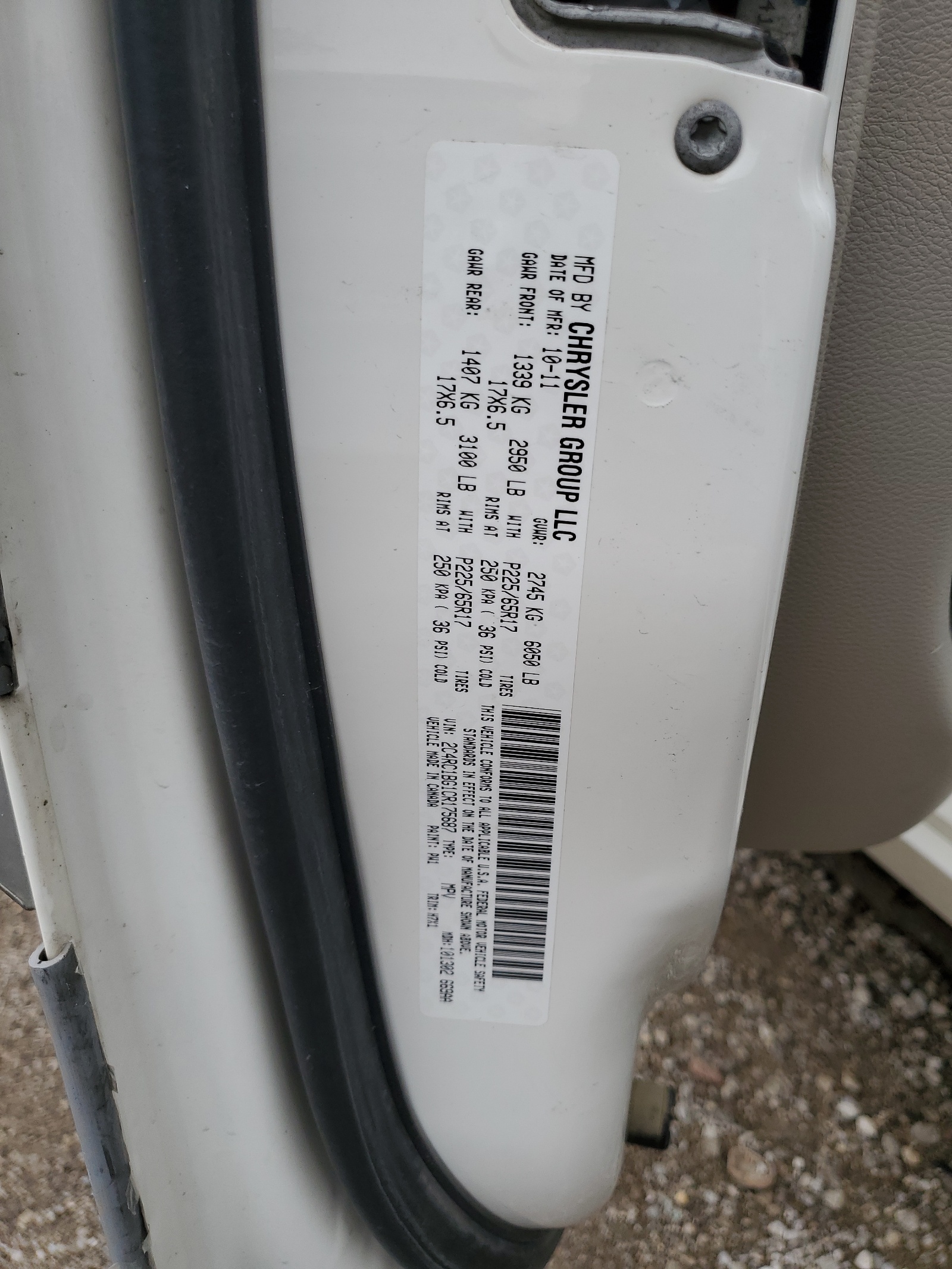 2C4RC1BG1CR175687 2012 Chrysler Town & Country Touring