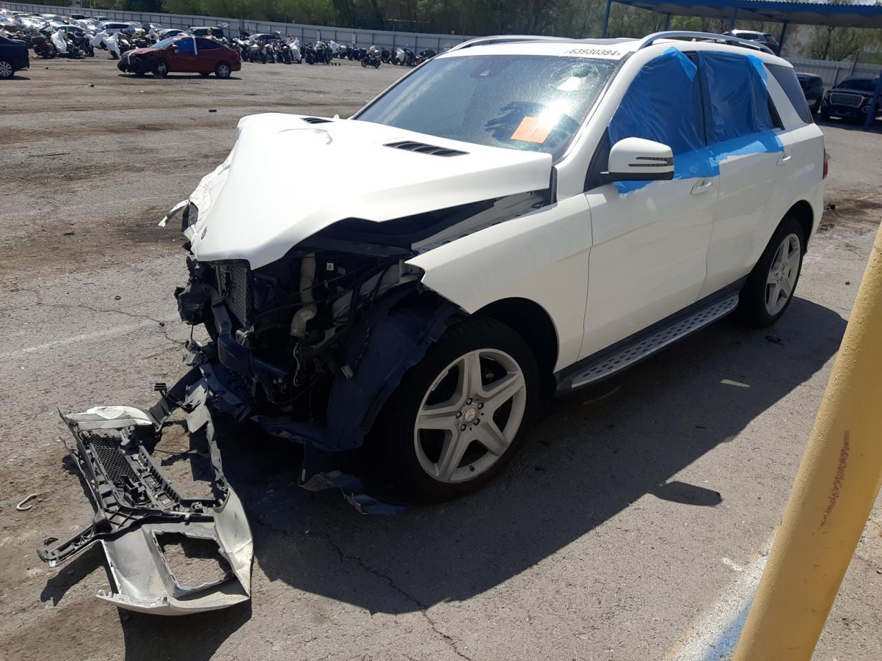 2015 Mercedes-Benz Ml 250 Bluetec VIN: 4JGDA0EB0FA502076 Lot: 63930384