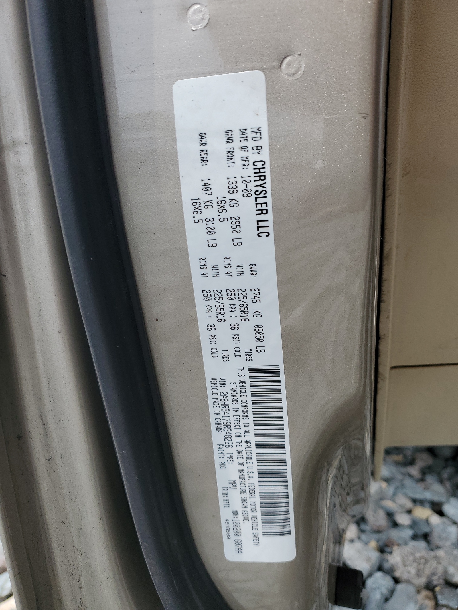 2A8HR54179R548226 2009 Chrysler Town & Country Touring