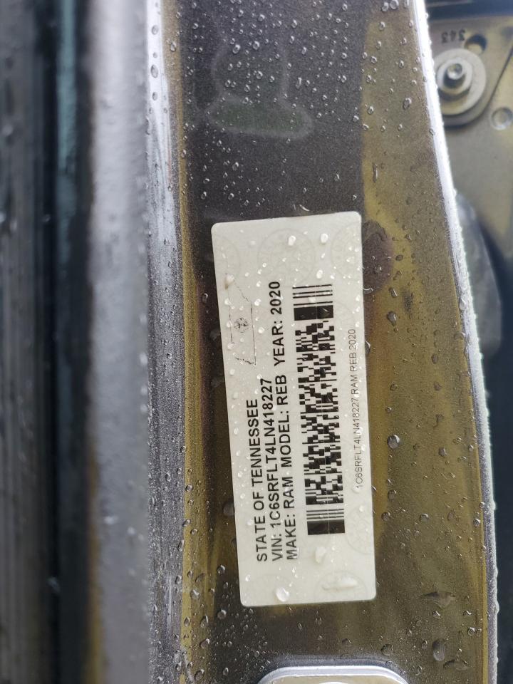 2020 Ram 1500 Rebel VIN: 1C6SRFLT4LN418227 Lot: 64431874
