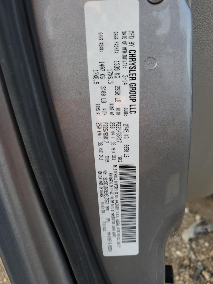 2014 Chrysler Town & Country Touring VIN: 2C4RC1BG9ER317562 Lot: 63306914