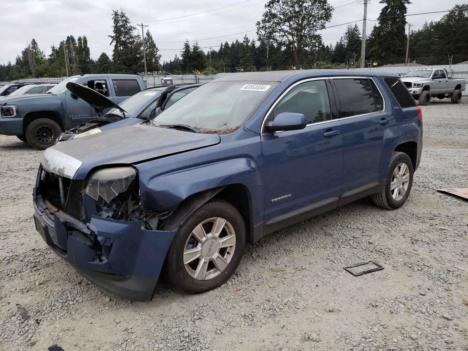 2012 GMC Terrain Sle vin: 2GKALMEK6C6199598