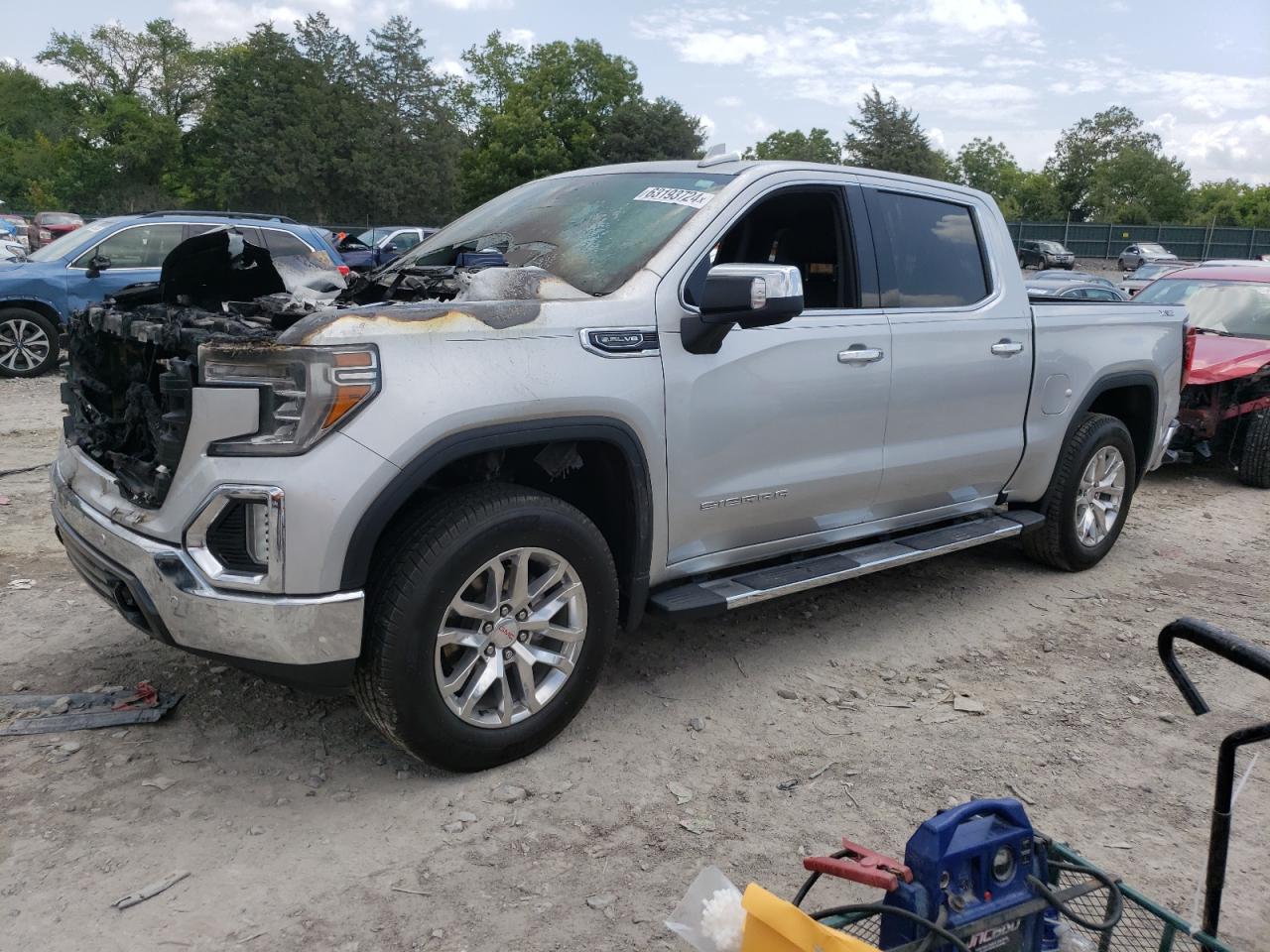 2019 GMC Sierra K1500 Slt VIN: 3GTU9DED8KG274121 Lot: 63193724