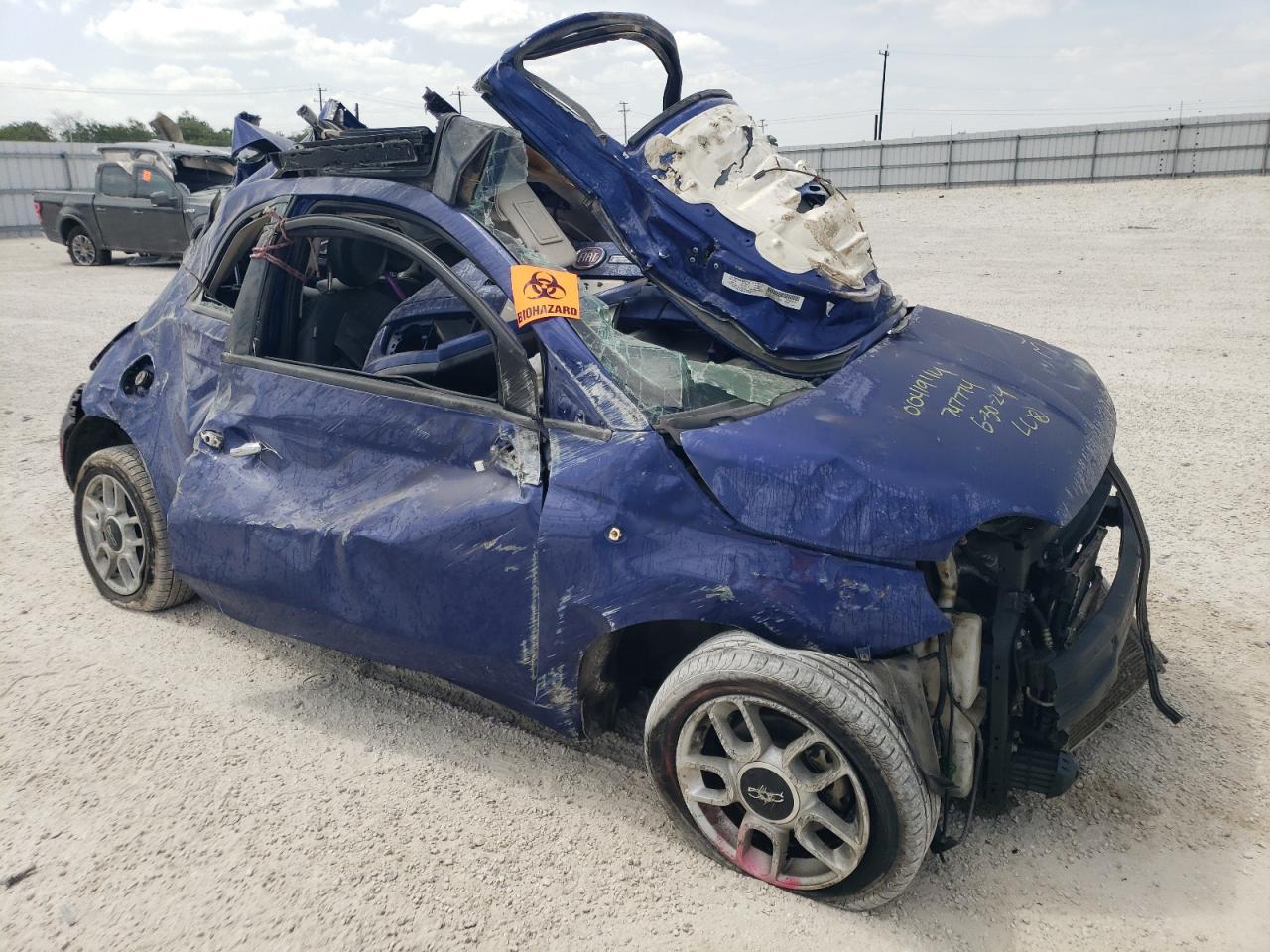 2013 Fiat 500 Pop VIN: 3C3CFFAR8DT747774 Lot: 61996404