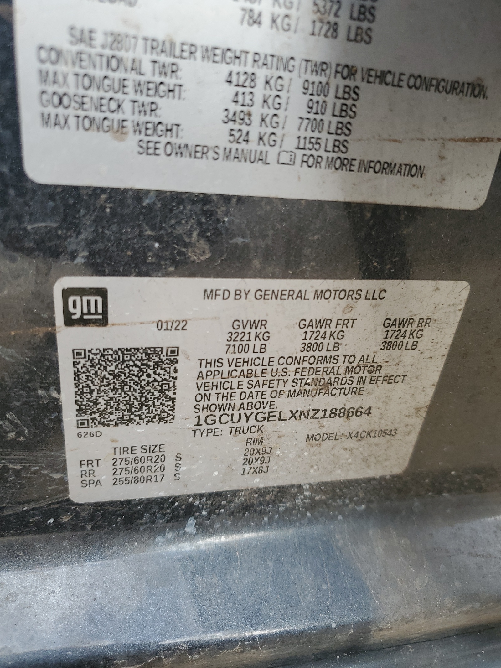 1GCUYGELXNZ188664 2022 Chevrolet Silverado Ltd K1500 Ltz