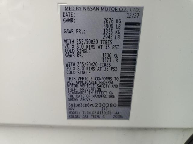 5N1DR3CD6PC230380 Nissan Pathfinder  13