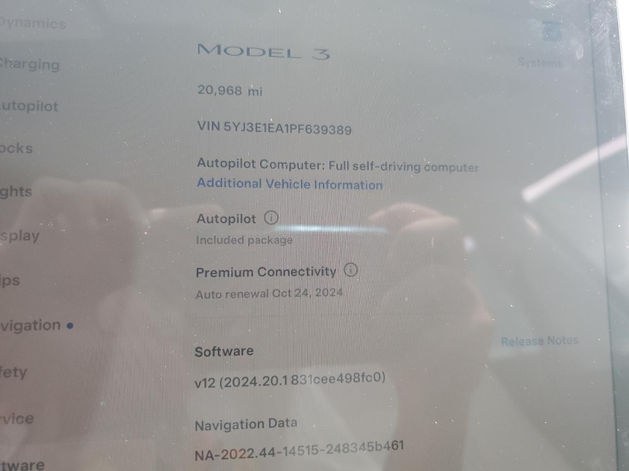 5YJ3E1EA1PF639389 2023 Tesla Model 3