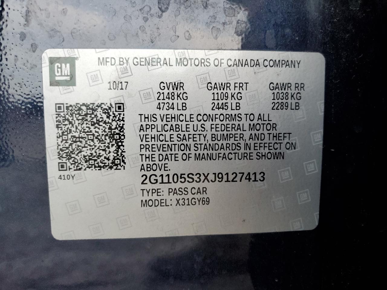 2018 Chevrolet Impala - Image 14