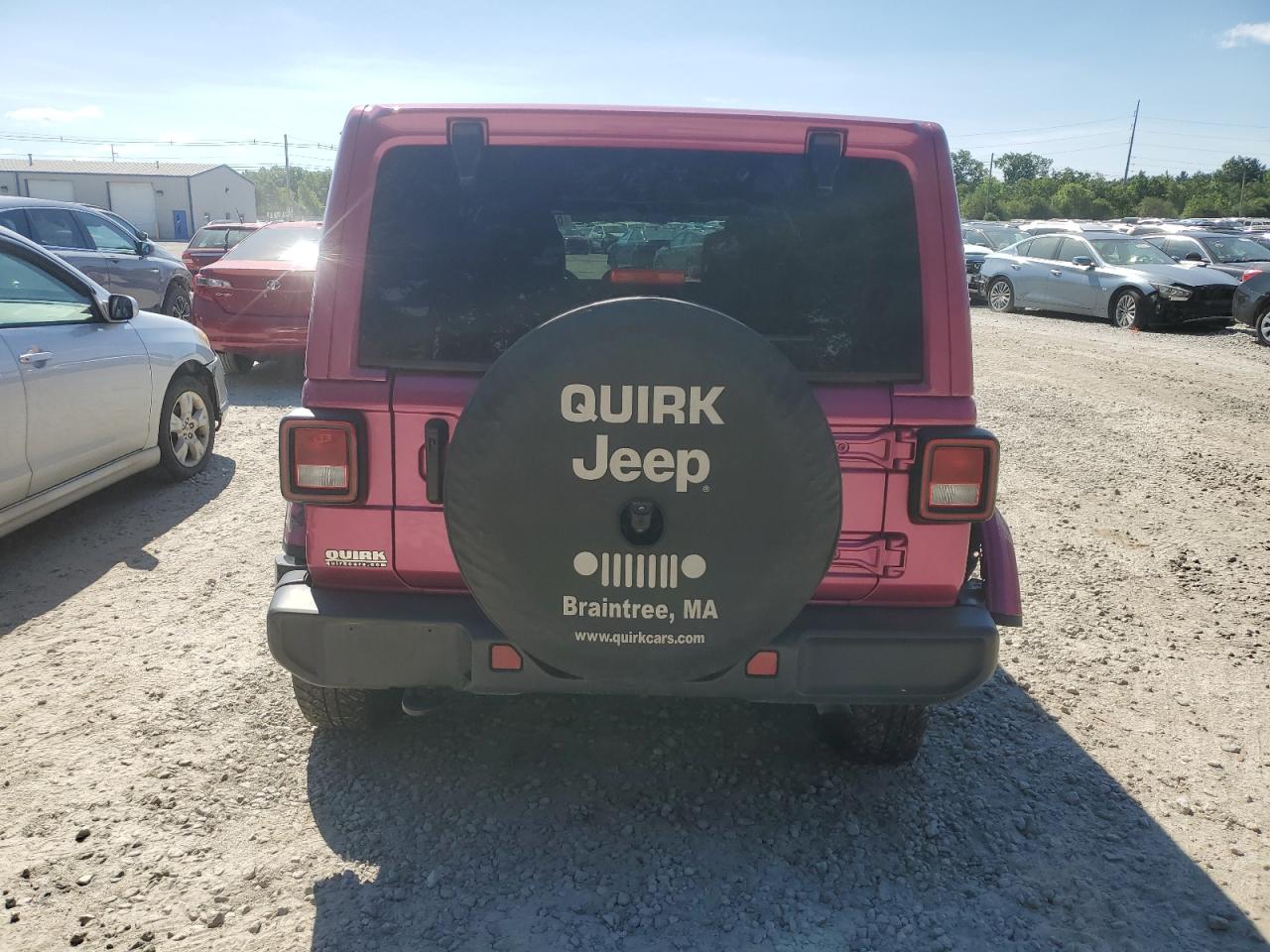 2021 Jeep Wrangler Unlimited Sahara VIN: 1C4HJXENXMW846314 Lot: 61207314