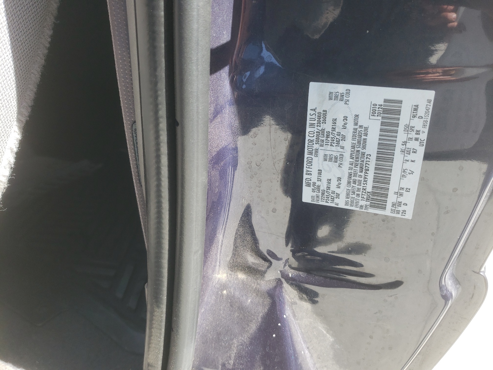 1FTZR15X9YPB77173 2000 Ford Ranger Super Cab