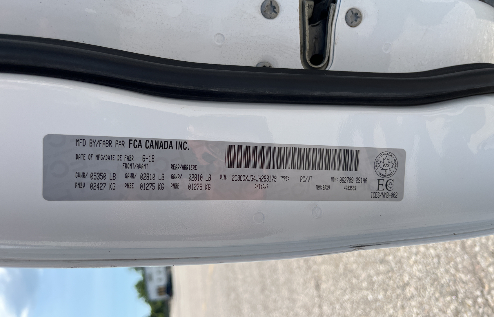2C3CDXJG4JH293179 2018 Dodge Charger Gt 2C3CDXJG4JH293179 2018 Dodge Charger Gt