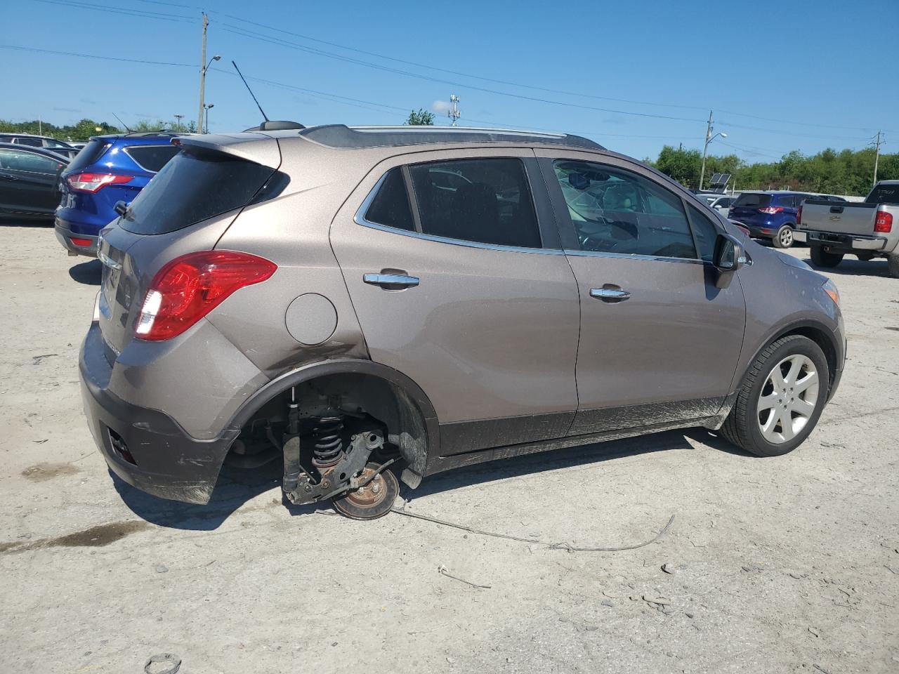 2015 BUICK ENCORE with REAR END damage, VIN KL4CJCSB9FB130313