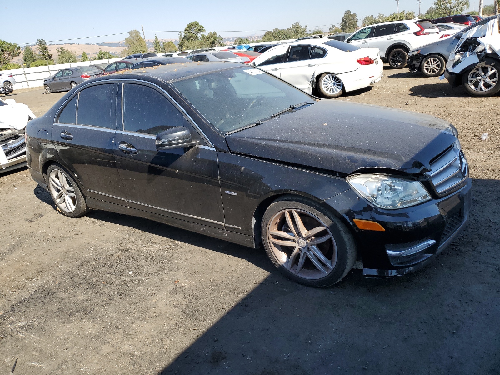 2012 Mercedes-Benz C 250 vin: WDDGF4HB8CR191750