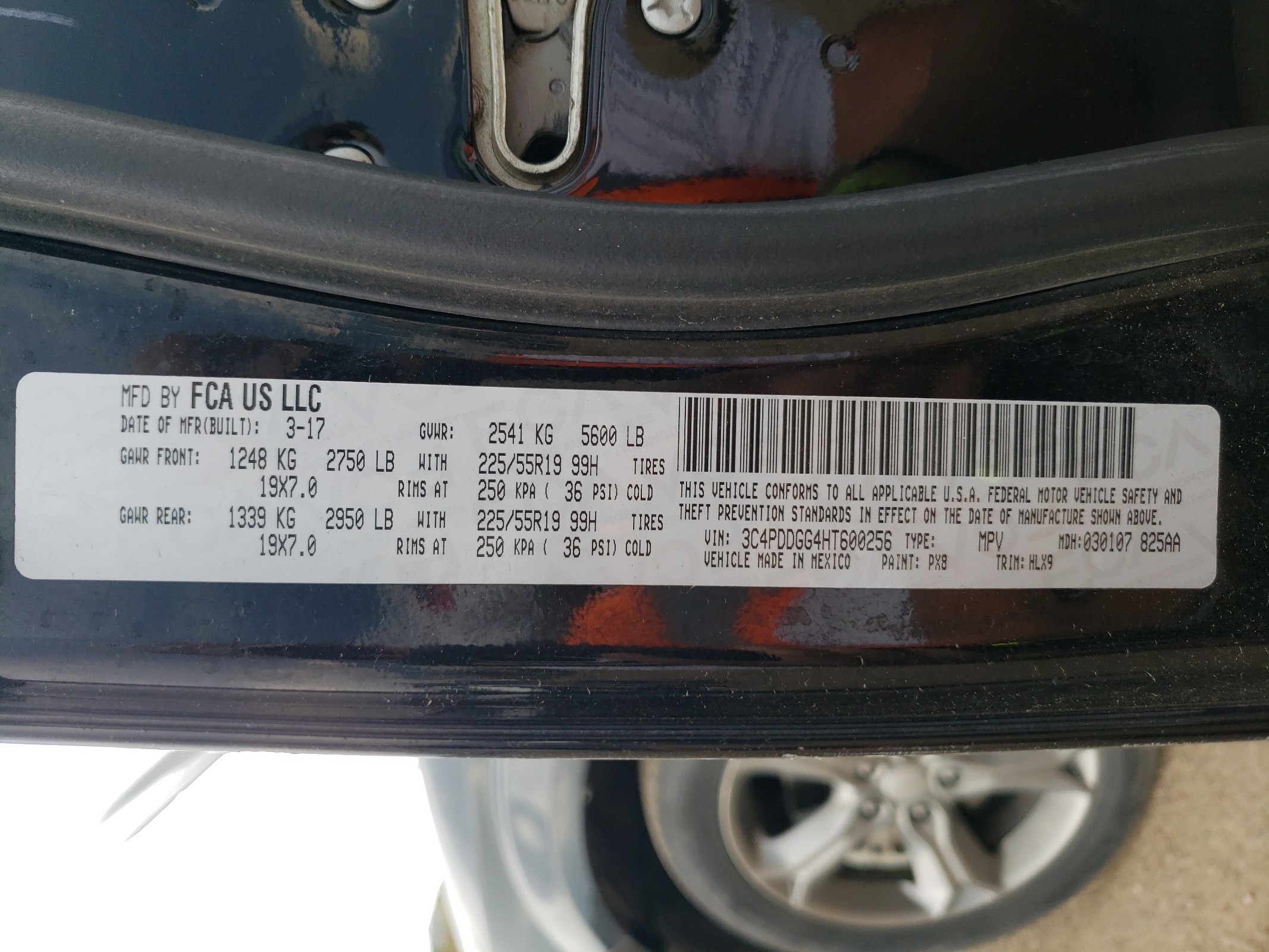 3C4PDDGG4HT600256 2017 Dodge Journey Crossroad