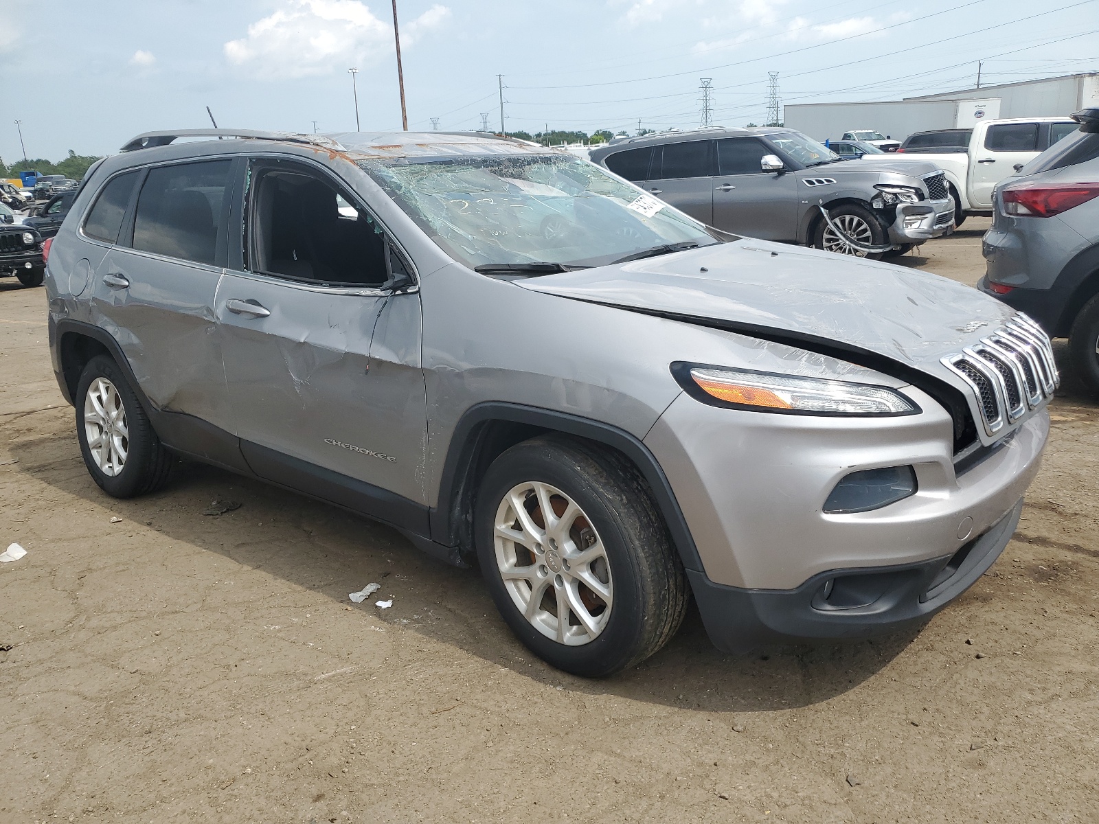 1C4PJLCS0EW102851 2014 Jeep Cherokee Latitude