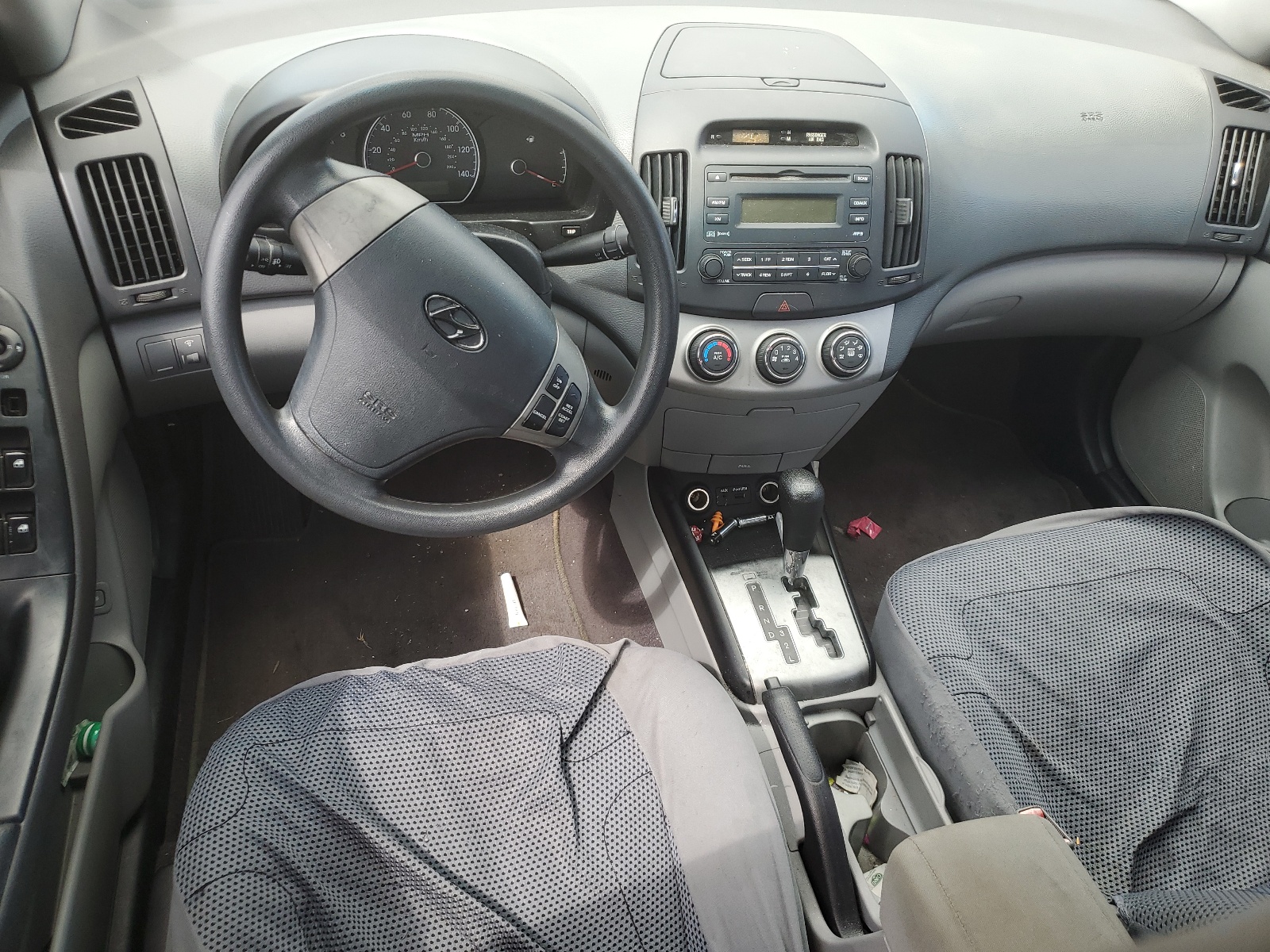 KMHDU4AD1AU923933 2010 Hyundai Elantra Blue