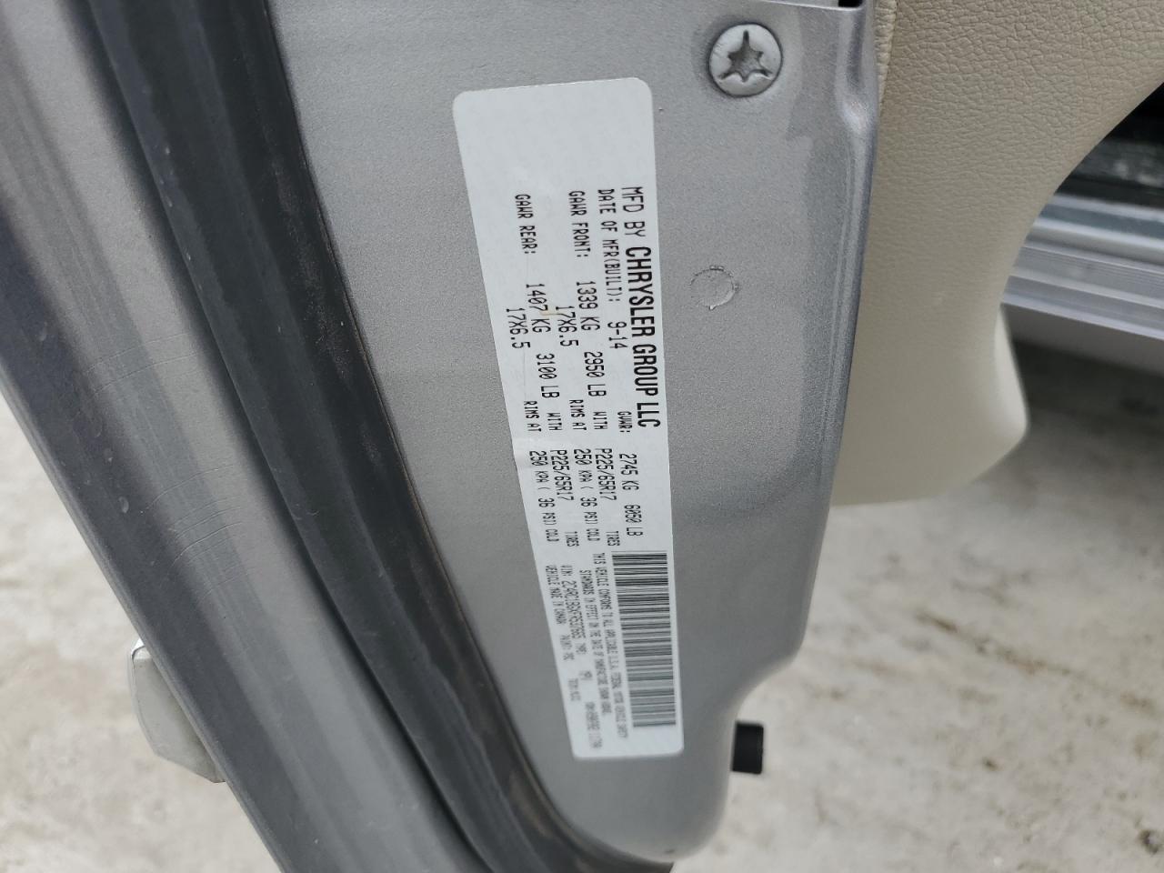 2015 Chrysler Town & Country Touring VIN: 2C4RC1BGXFR537665 Lot: 64893094