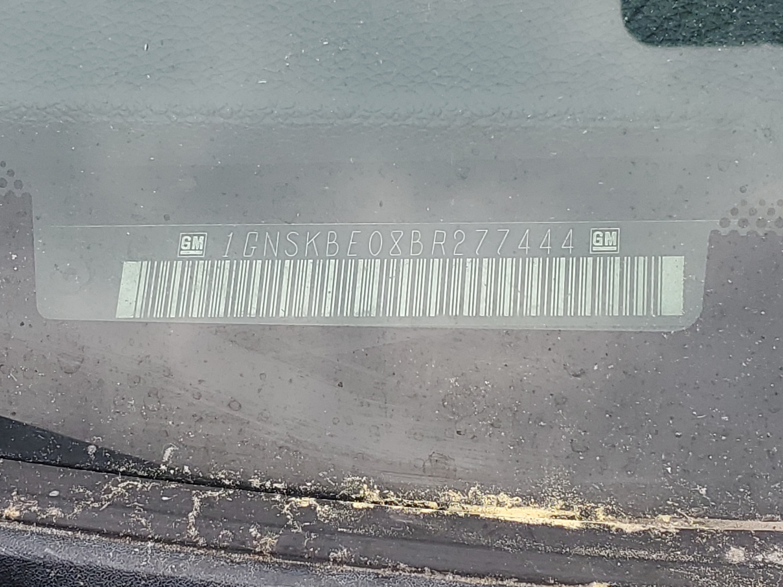 1GNSKBE08BR277444 2011 Chevrolet Tahoe K1500 Lt