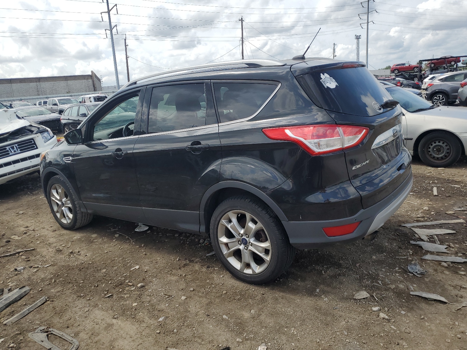 2014 Ford Escape Titanium vin: 1FMCU9J9XEUB59252