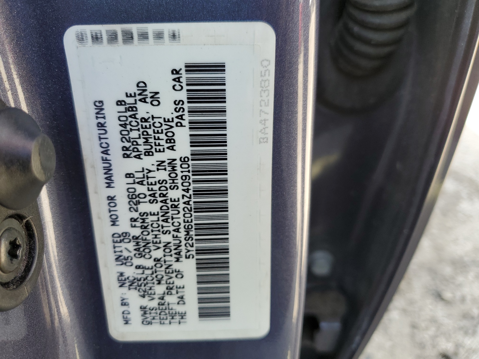 5Y2SM6E02AZ409106 2010 Pontiac Vibe