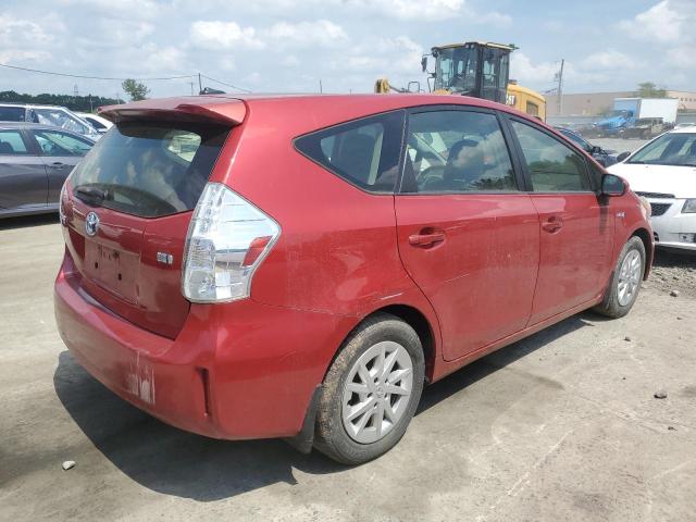 Кроссоверы TOYOTA PRIUS 2012 Красный