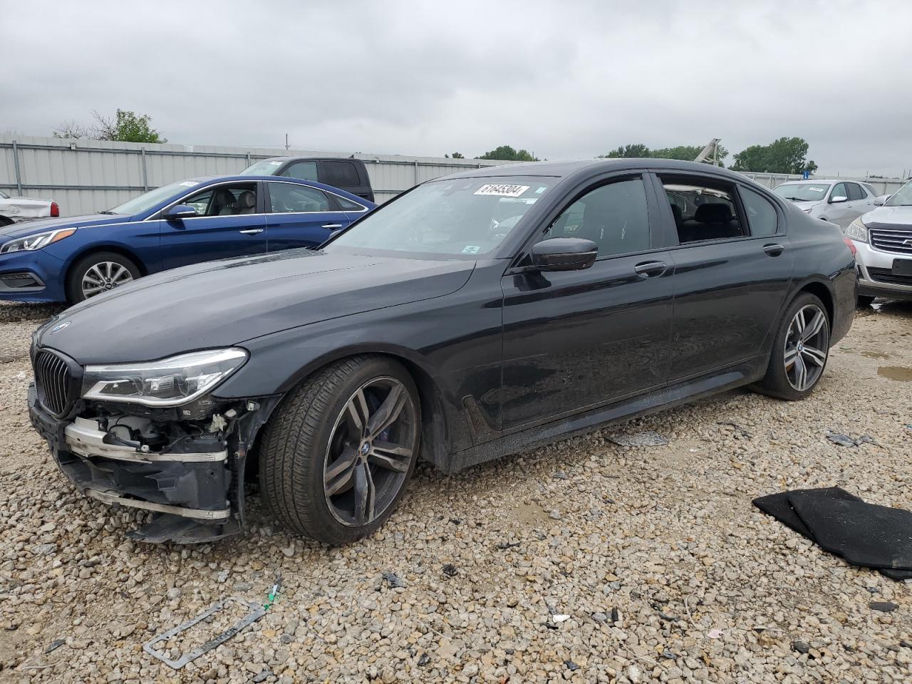 2017 BMW 750 I black null gas WBA7F0C39HGM21864 photo #1