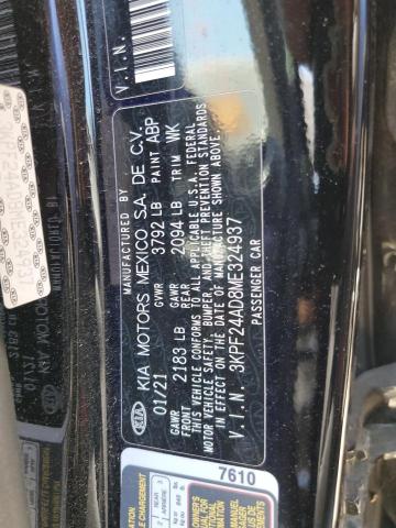 3KPF24AD8ME324937 Kia Forte FE 12