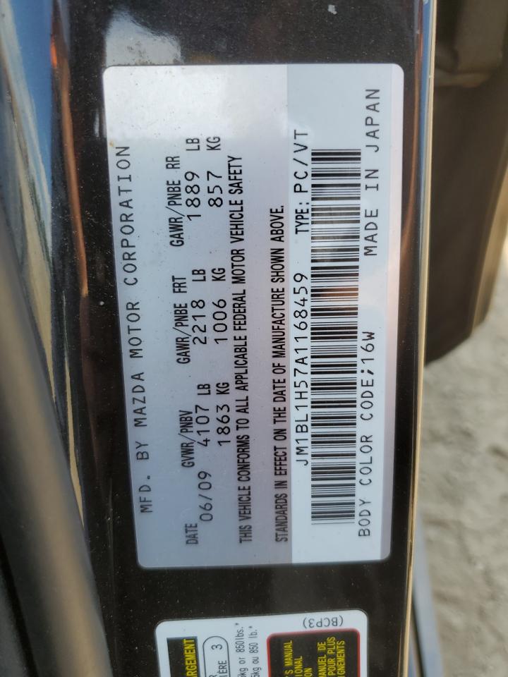 2010 Mazda 3 S VIN: JM1BL1H57A1168459 Lot: 62236874