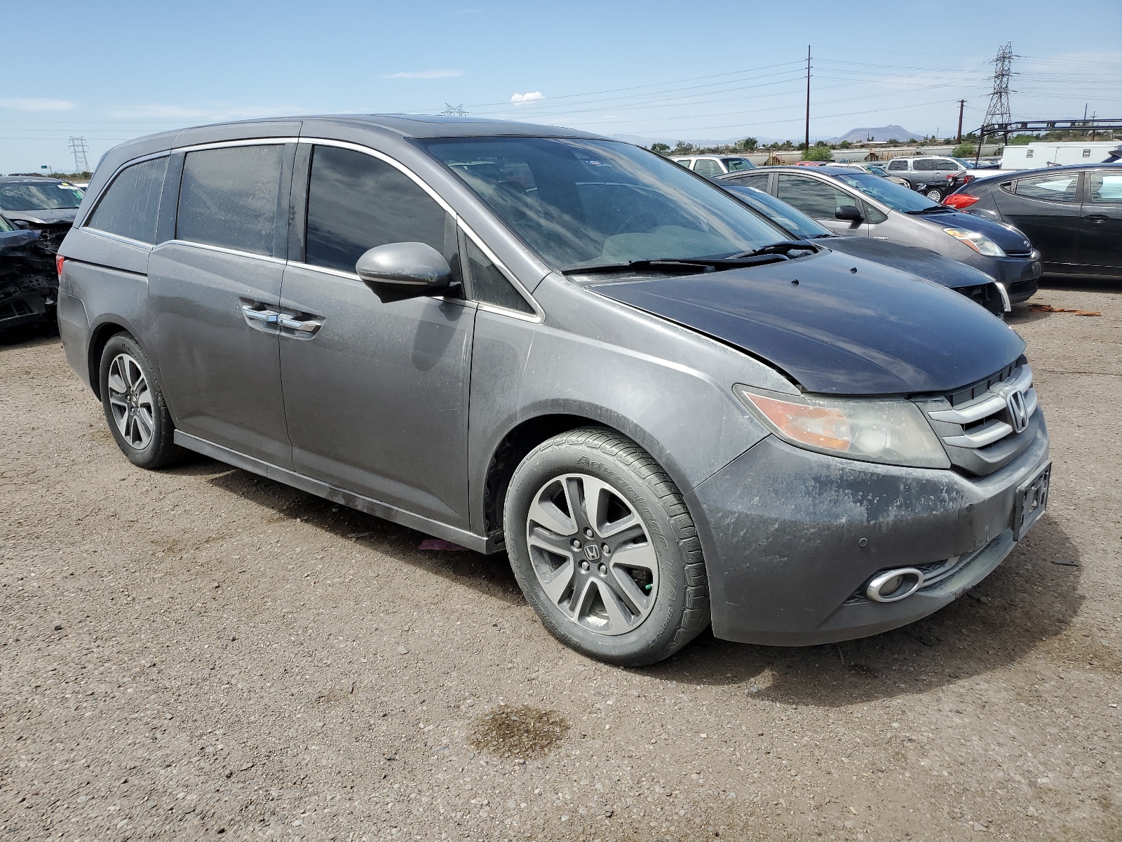 2014 Honda Odyssey Touring vin: 5FNRL5H96EB087555