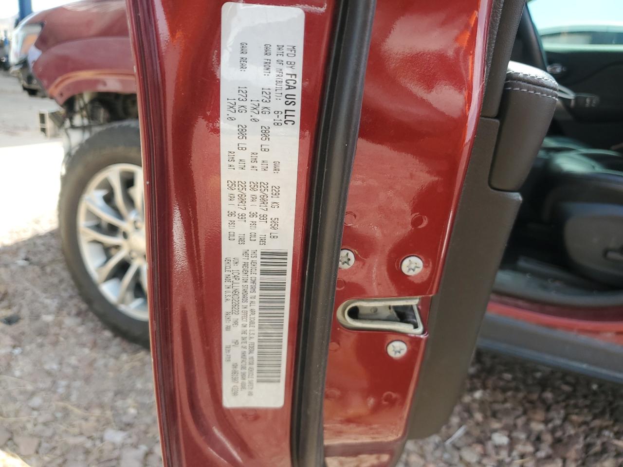 2019 Jeep Cherokee Latitude Plus VIN: 1C4PJLLN6KD226222 Lot: 62858304