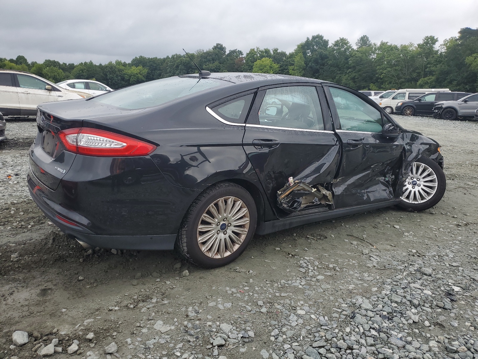 2014 Ford Fusion S Hybrid vin: 3FA6P0UU0ER168981