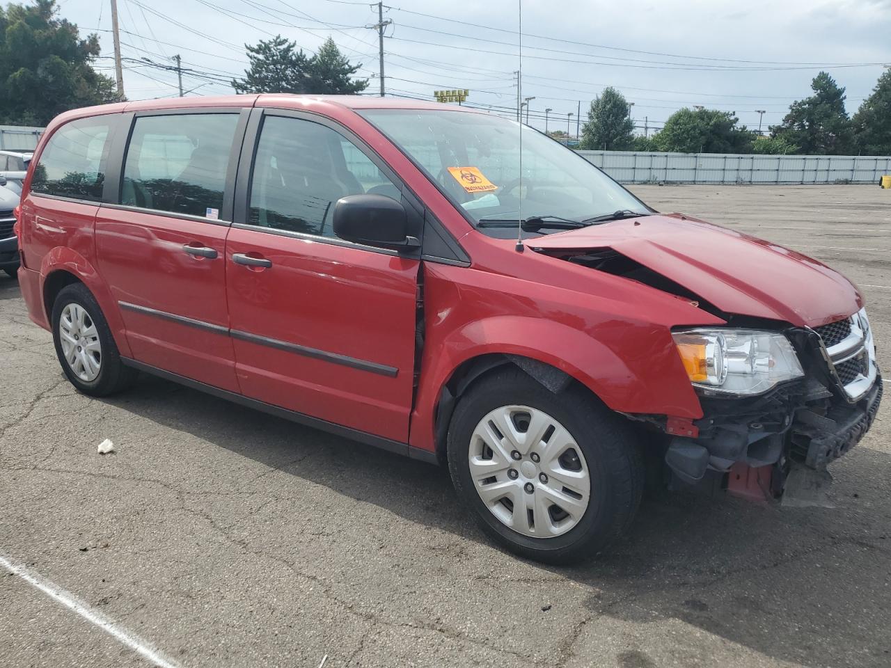 VIN 2C4RDGBG1ER268227 2014 DODGE CARAVAN no.4