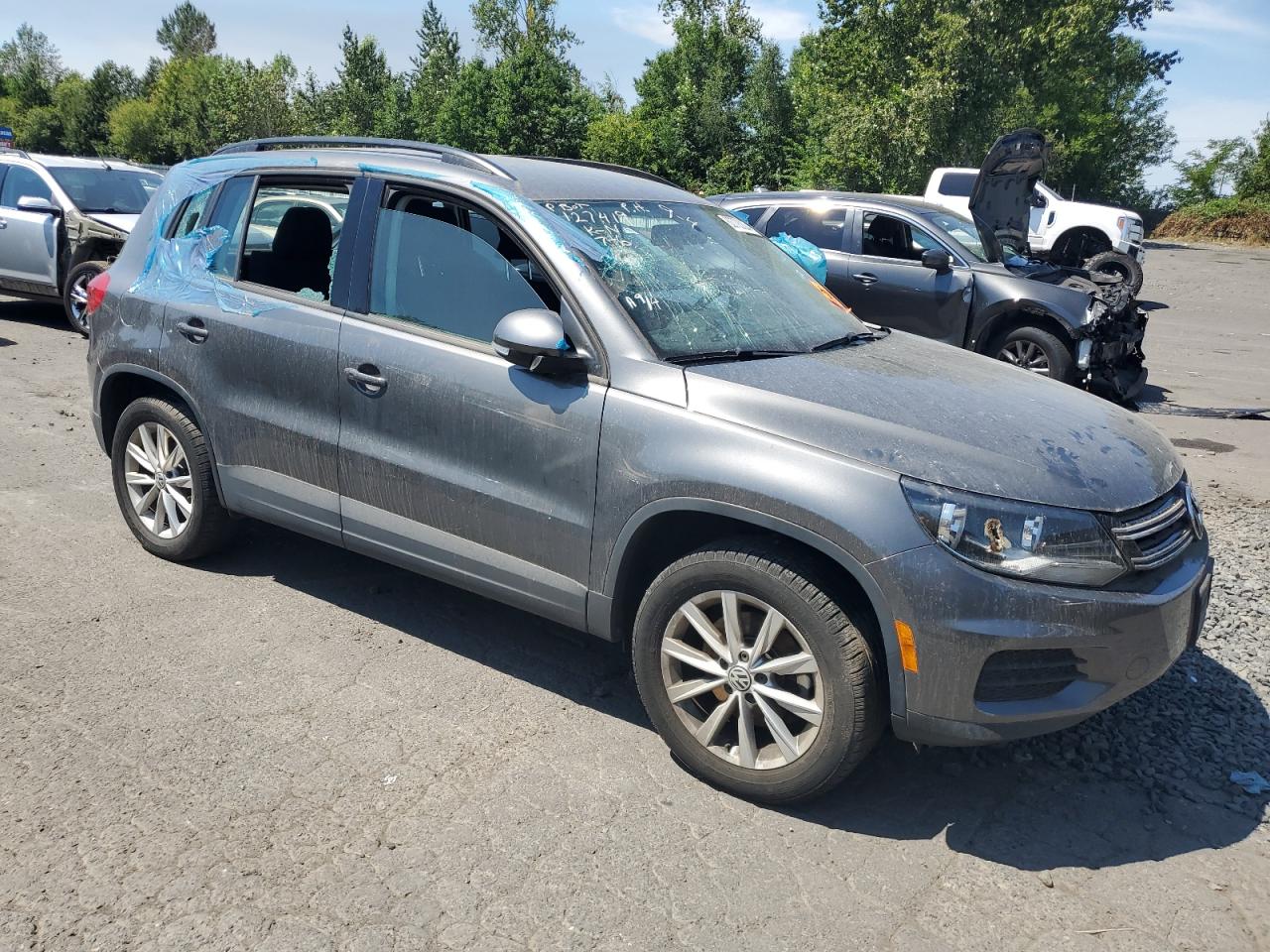 2017 Volkswagen Tiguan S VIN: WVGBV7AX6HK043834 Lot: 63703004