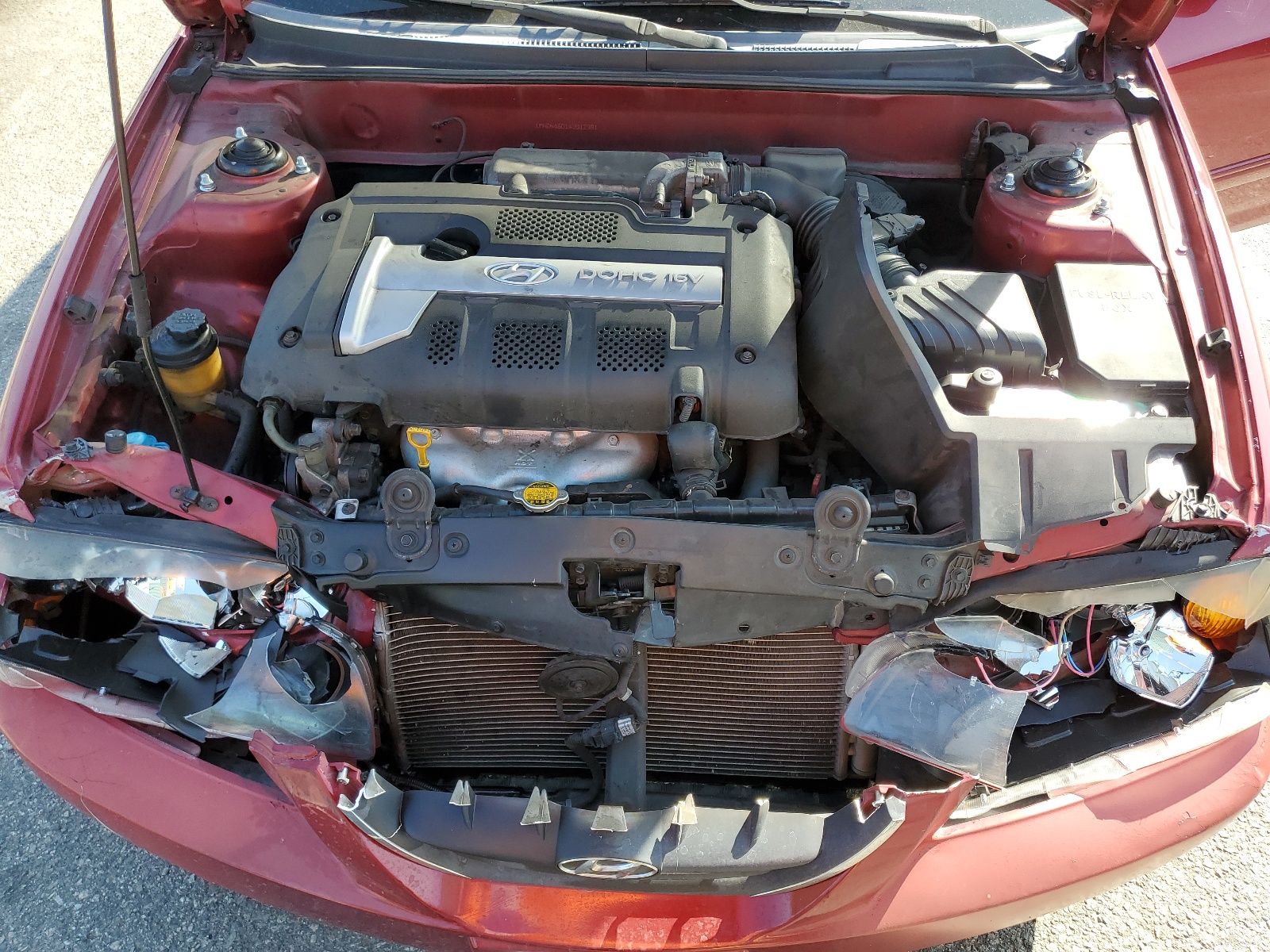 KMHDN46D14U912991 2004 Hyundai Elantra Gls