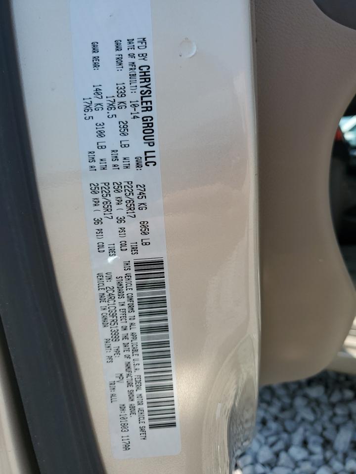 2015 Chrysler Town & Country Touring L VIN: 2C4RC1CG9FR513999 Lot: 63064964