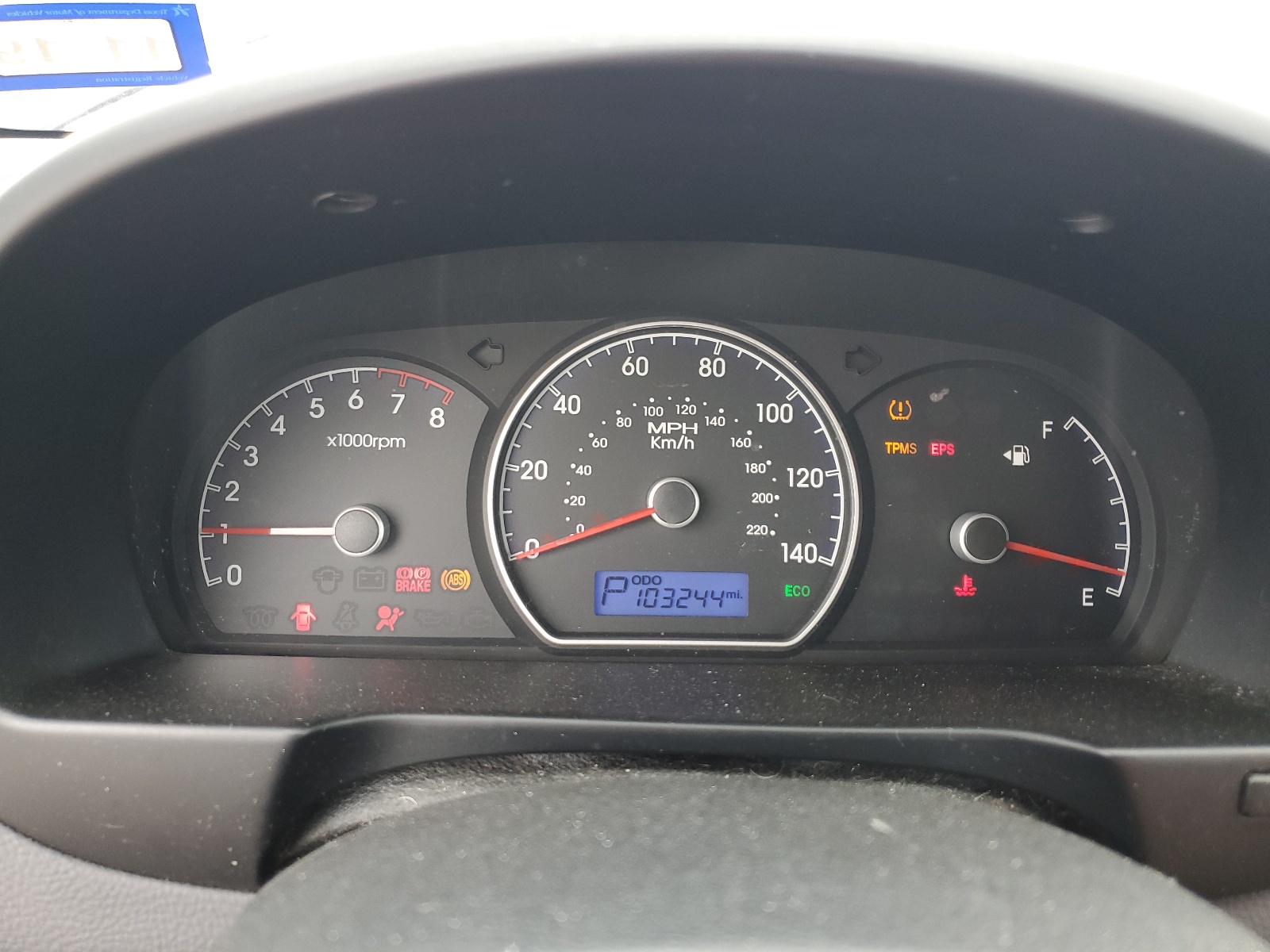 KMHDU4ADXAU976212 2010 Hyundai Elantra Blue