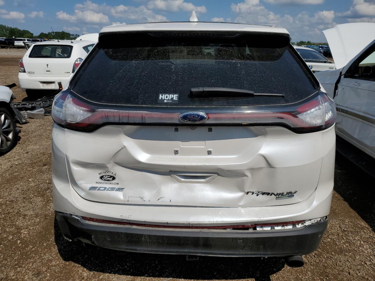 2018 Ford Edge Titanium VIN: 2FMPK4K99JBB38241 Lot: 61932134