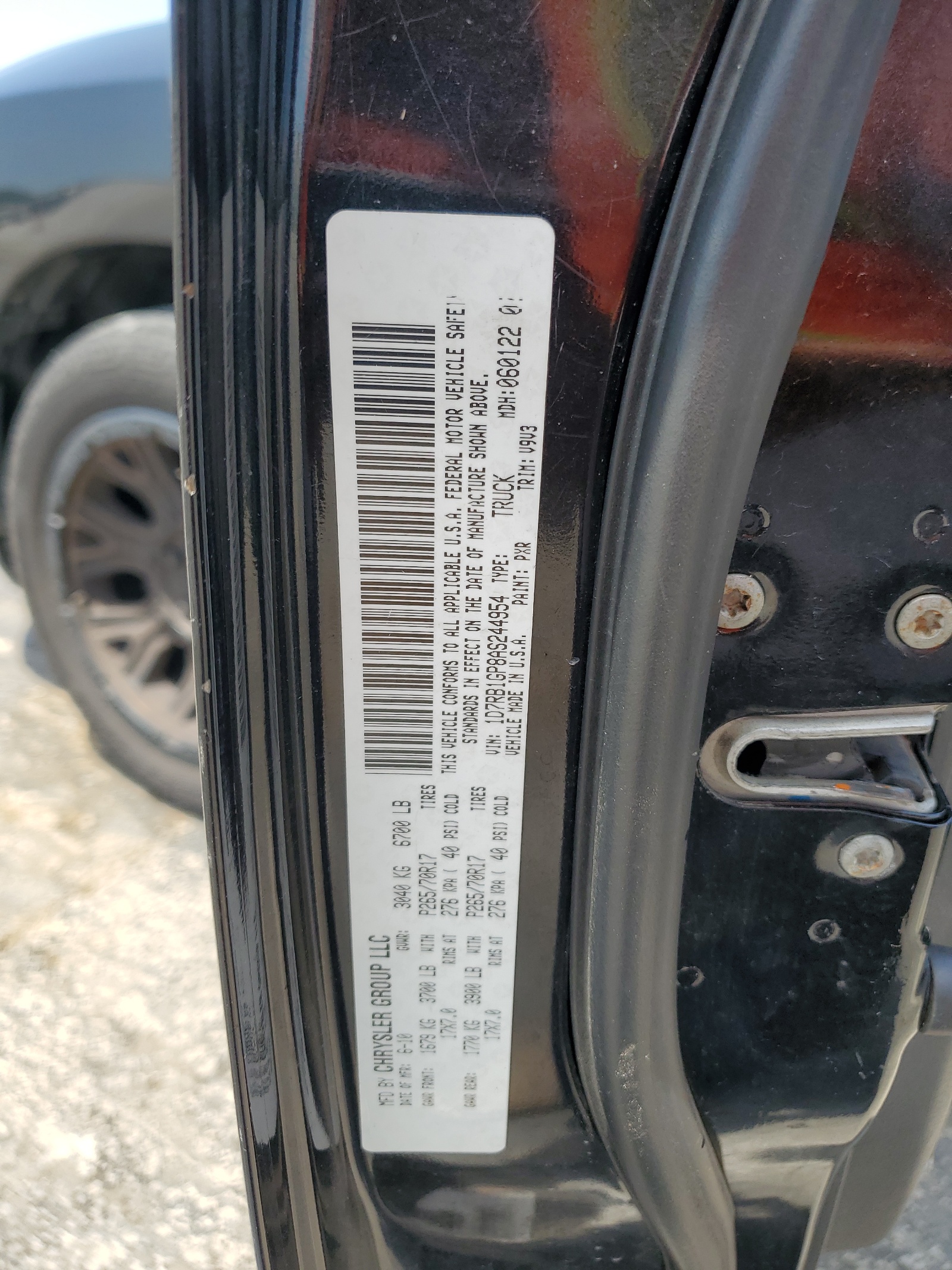 1D7RB1GP8AS244954 2010 Dodge Ram 1500